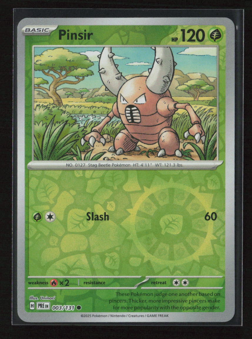Pinsir Common SV: Prismatic Evolutions 003/131 NM