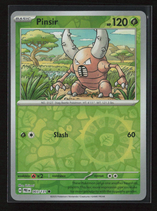 Pinsir Common SV: Prismatic Evolutions 003/131 NM