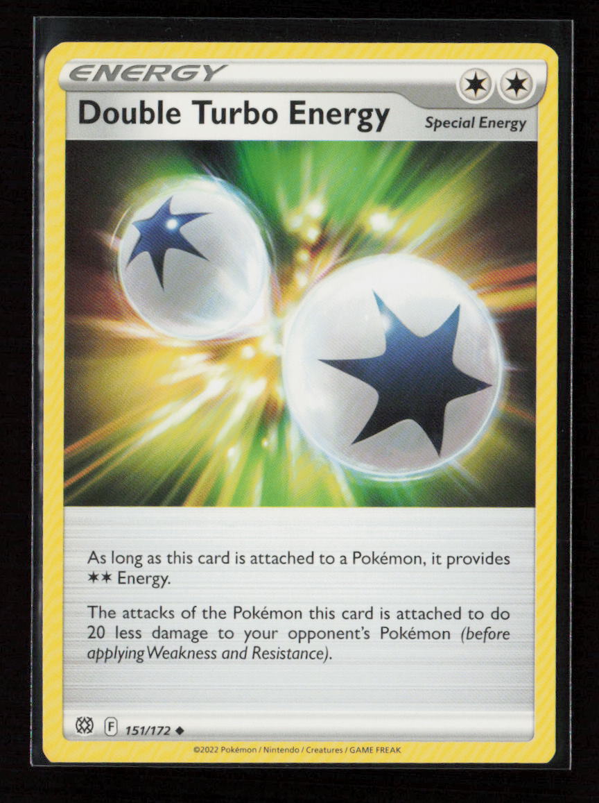 Double Turbo Energy Uncommon SWSH09: Brilliant Stars 151/172 LP