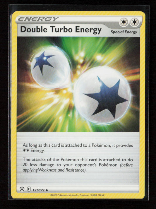 Double Turbo Energy Uncommon SWSH09: Brilliant Stars 151/172 LP