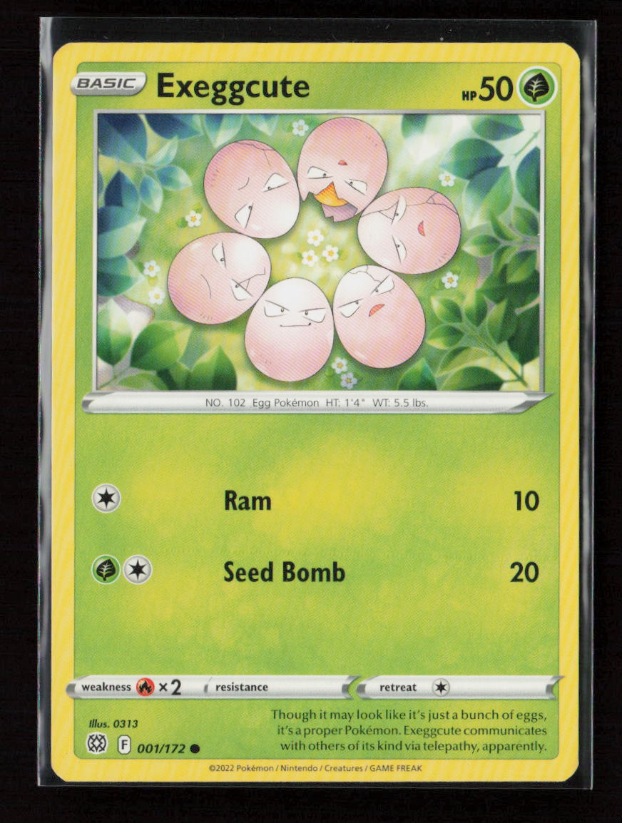 Exeggcute Common SWSH09: Brilliant Stars 001/172 LP