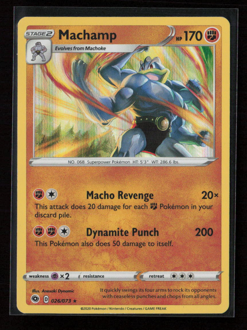 Machamp Holo Rare Champion's Path 26/73 NM