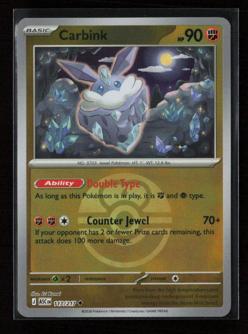 Carbink - Uncommon ME: Ascended Heroes 117/217 NM