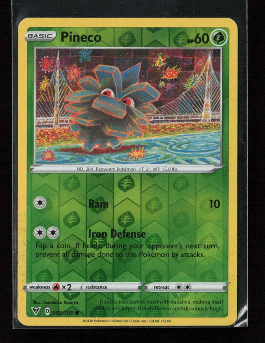 Pineco Common SWSH04: Vivid Voltage 008/185 LP - Kang's Collectibles