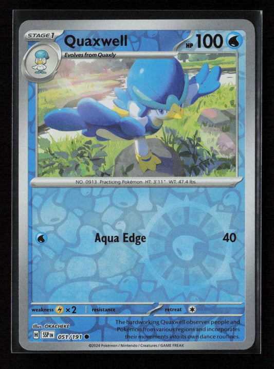 Quaxwell Common SV08: Surging Sparks 051/191 NM - Kang's Collectibles