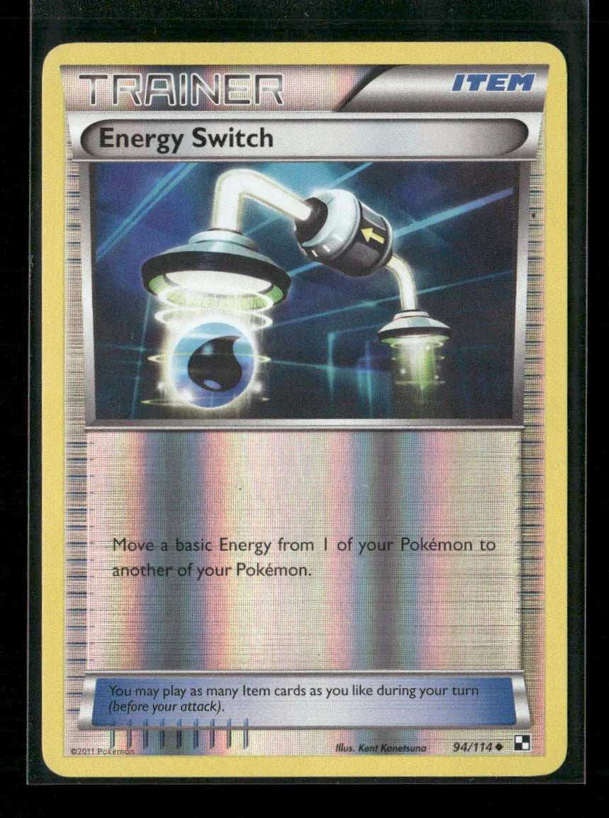 Energy Switch Uncommon Black and White 94/114 LP - Kang's Collectibles