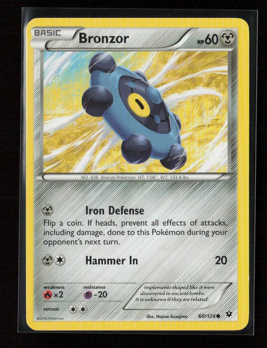 Bronzor Common XY - Fates Collide 60/124 NM - Kang's Collectibles