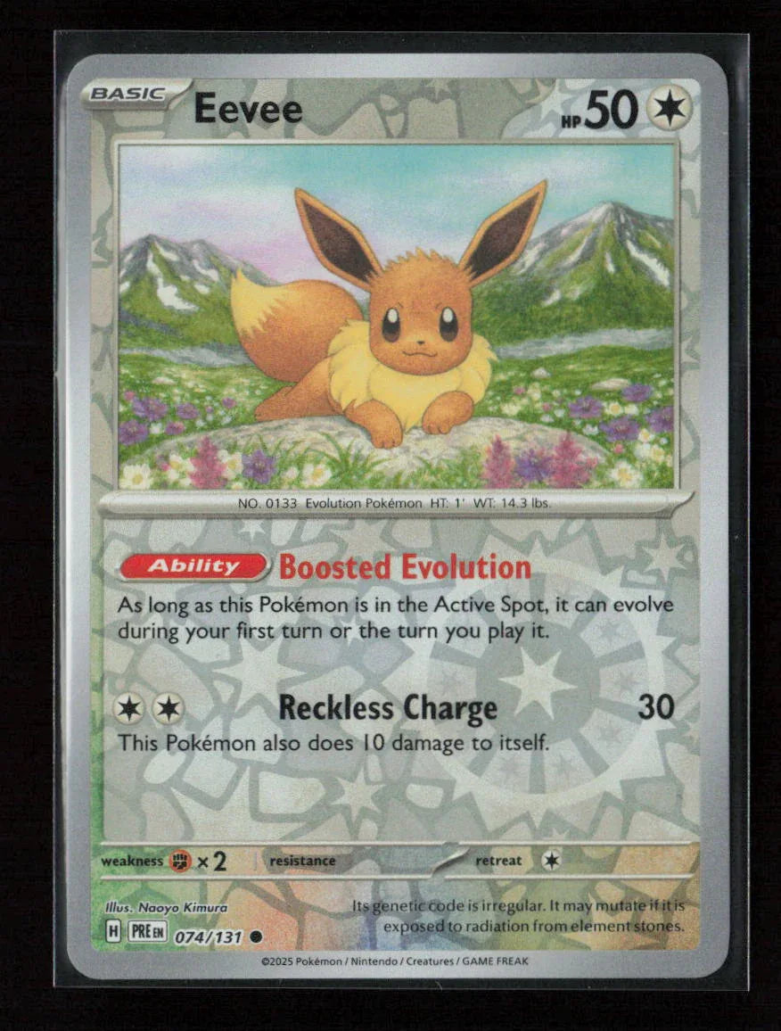 Eevee Common SV: Prismatic Evolutions 074/131 NM - Kang's Collectibles