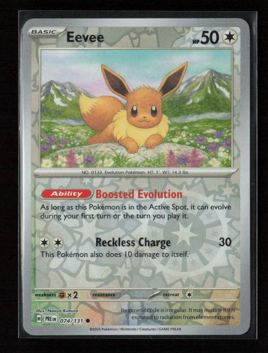 Eevee Common SV: Prismatic Evolutions 074/131 NM - Kang's Collectibles