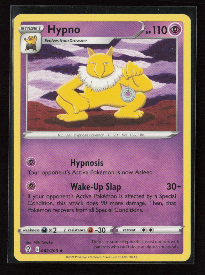 Hypno Uncommon SWSH07: Evolving Skies 062/203 LP