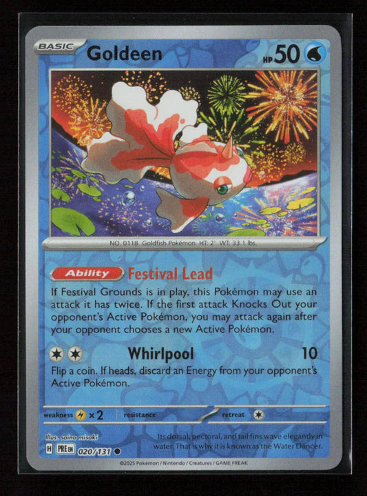 Goldeen Common SV: Prismatic Evolutions 020/131 NM - Kang's Collectibles