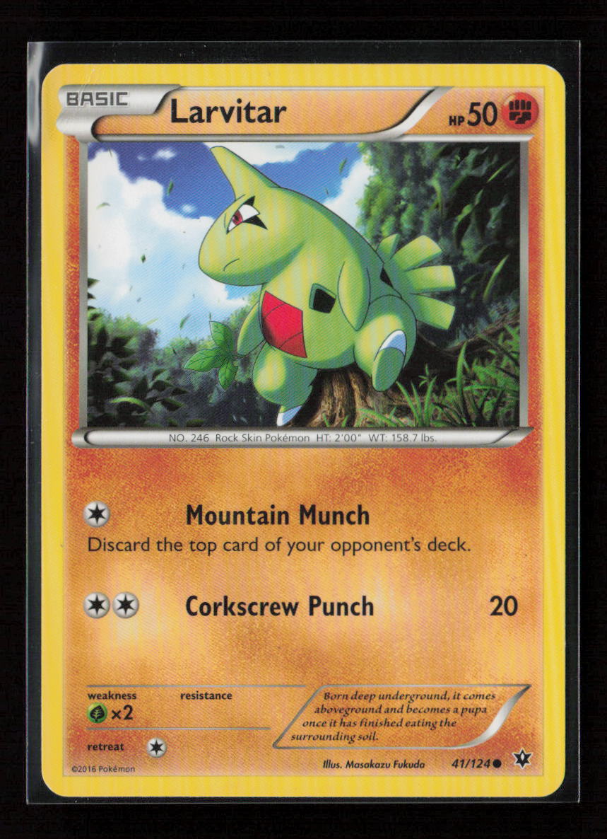 Larvitar (41) Common XY - Fates Collide 41/124 MP