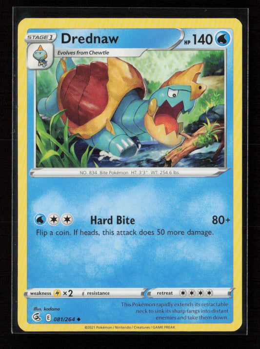 Drednaw Uncommon SWSH08: Fusion Strike 081/264 NM