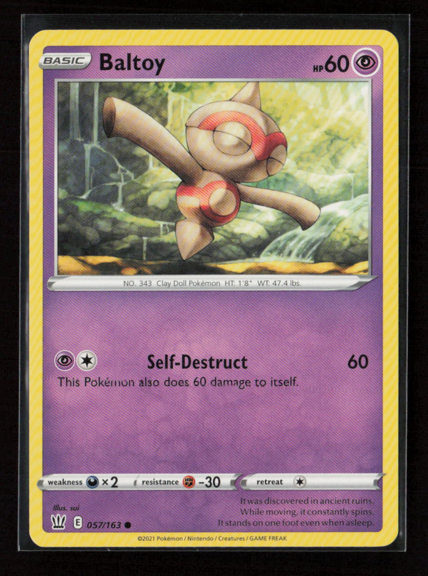 Baltoy Common SWSH05: Battle Styles 057/163 LP