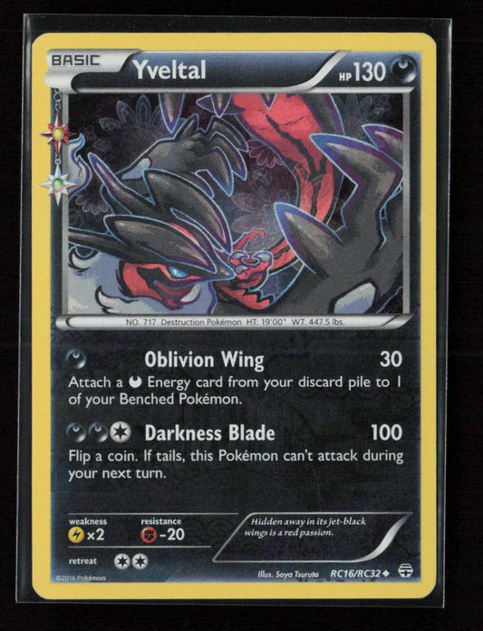 Yveltal Uncommon Generations: Radiant Collection RC16/RC32 LP - Kang's Collectibles