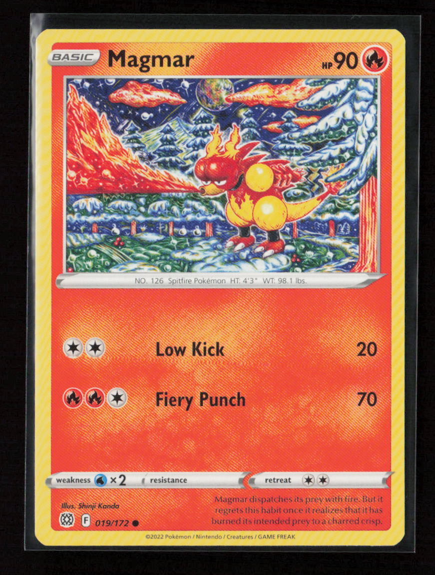 Magmar Common SWSH09: Brilliant Stars 019/172 LP