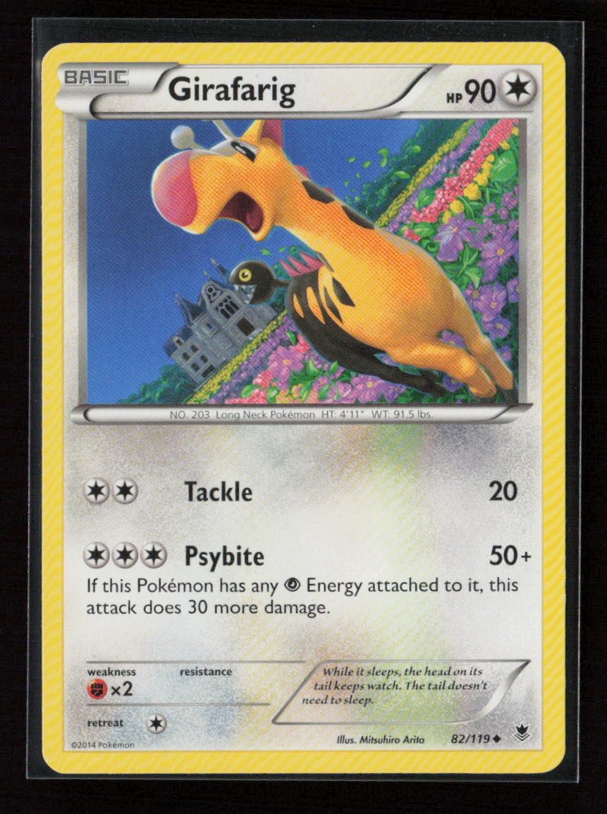Girafarig Uncommon XY - Phantom Forces 82/119 LP