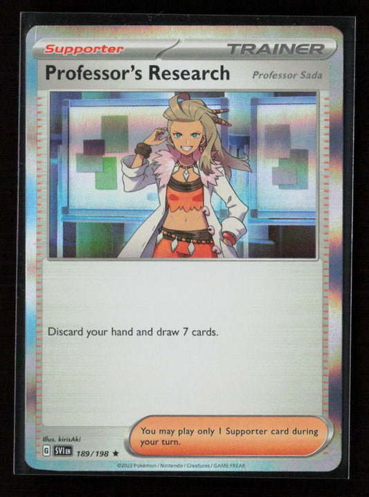 Professor's Research - Rare SV01: Scarlet & Violet Base Set 189/198 NM - Kang's Collectibles