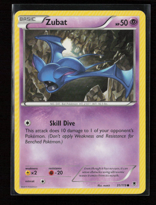 Zubat Common XY - Phantom Forces 31/119 LP