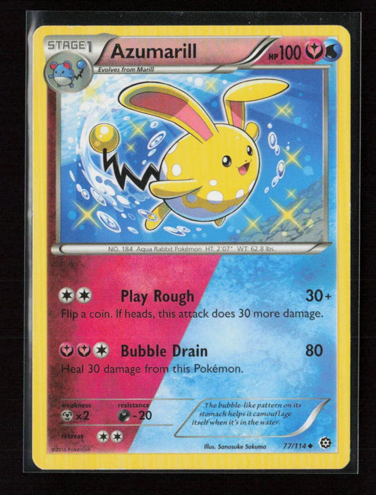 Azumarill Uncommon XY - Steam Siege 77/114 LP - Kang's Collectibles