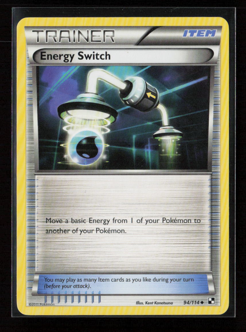Energy Switch Uncommon Black and White 94/114 LP