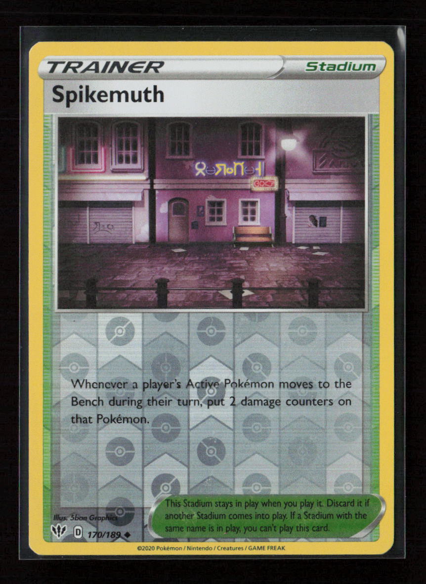 Spikemuth Uncommon SWSH03: Darkness Ablaze 170/189 NM
