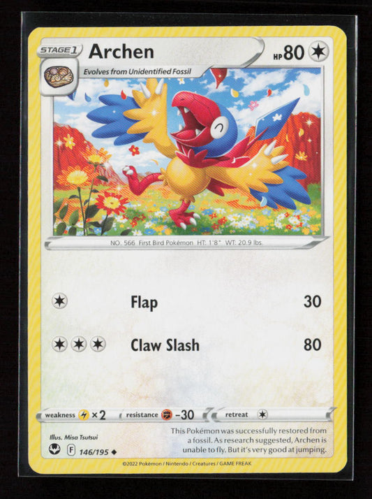 Archen Uncommon SWSH12: Silver Tempest 146/195 NM