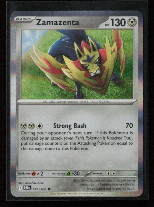 Zamazenta - Rare SV10: Destined Rivals 146/182 NM - Kang's Collectibles