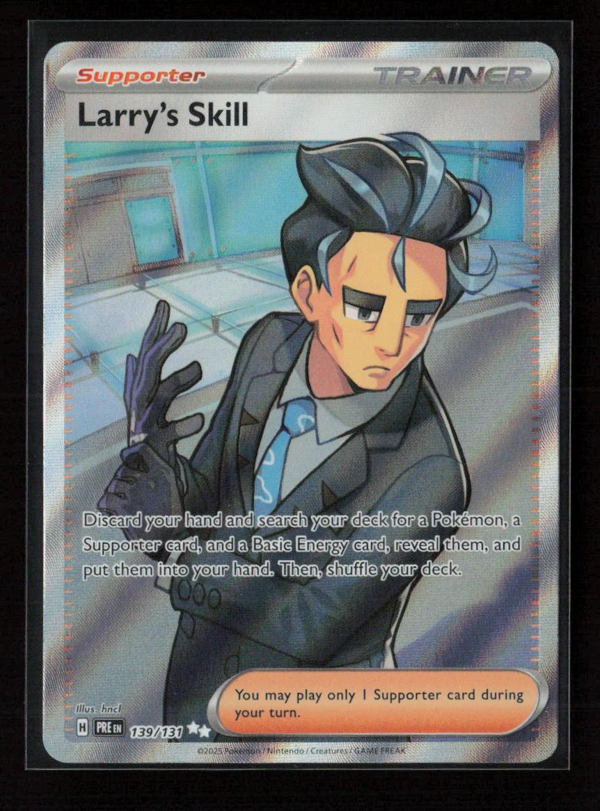 Larry's Skill - Ultra Rare SV: Prismatic Evolutions 139/131 NM - Kang's Collectibles