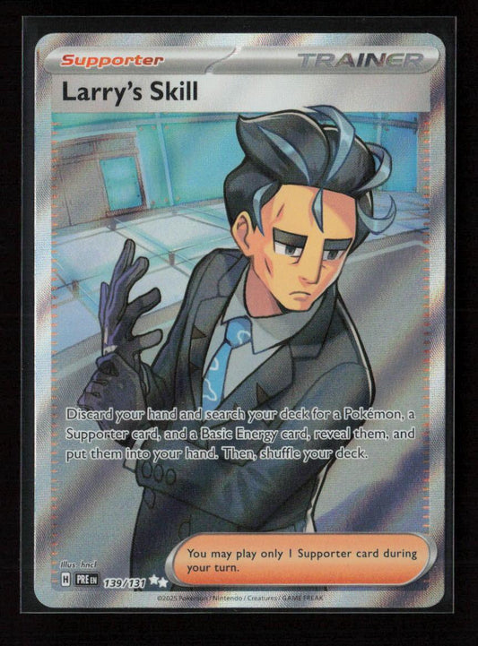 Larry's Skill - Ultra Rare SV: Prismatic Evolutions 139/131 NM - Kang's Collectibles