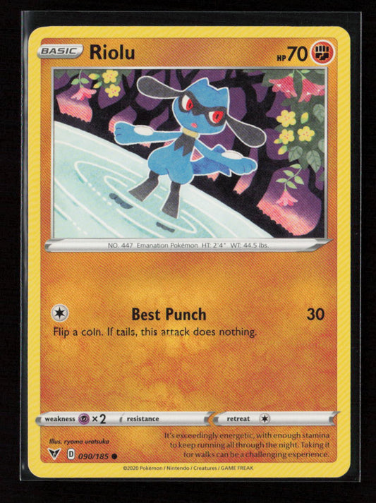 Riolu Common SWSH04: Vivid Voltage 090/185 LP