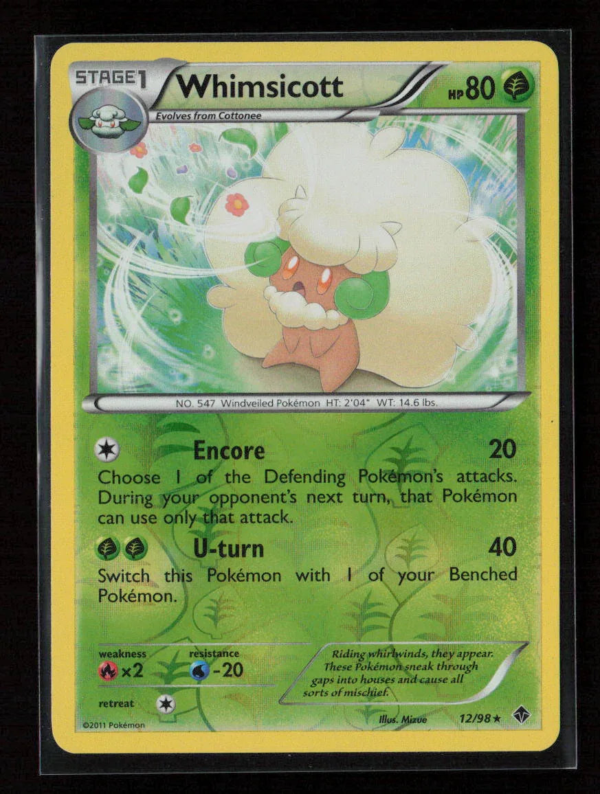 Whimsicott (12) Rare Emerging Powers 12/98 NM - Kang's Collectibles