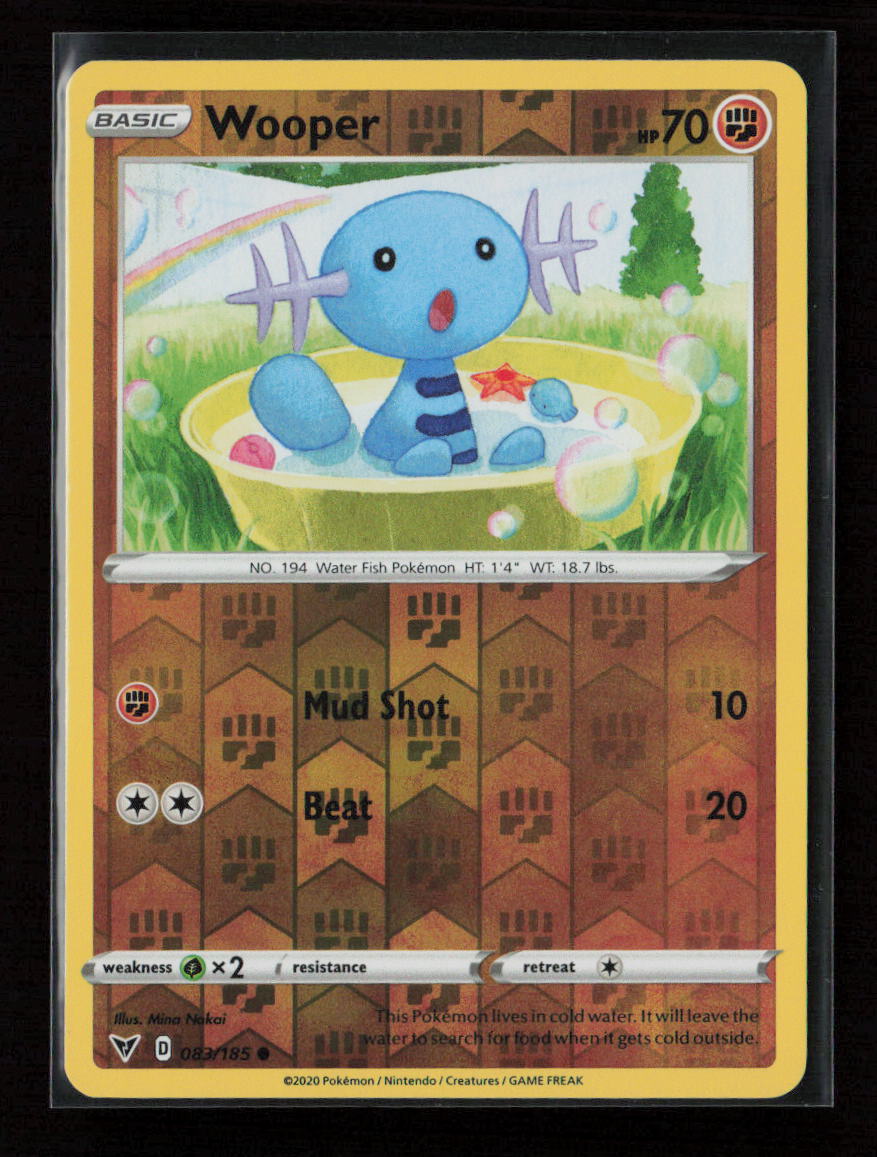 Wooper Common SWSH04: Vivid Voltage 083/185 NM