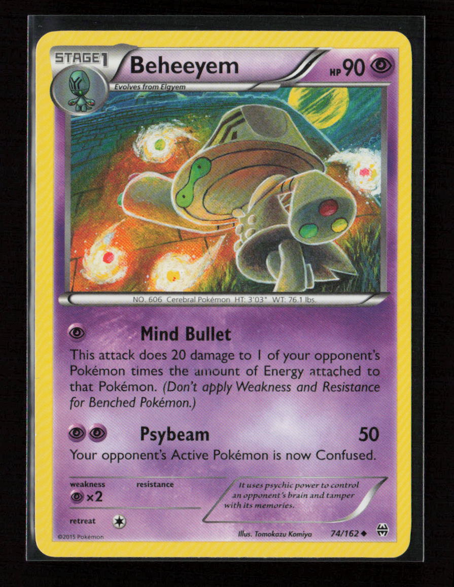 Beheeyem Uncommon XY - BREAKthrough 74/162 LP