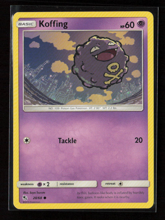 Koffing Common Hidden Fates 28/68 LP