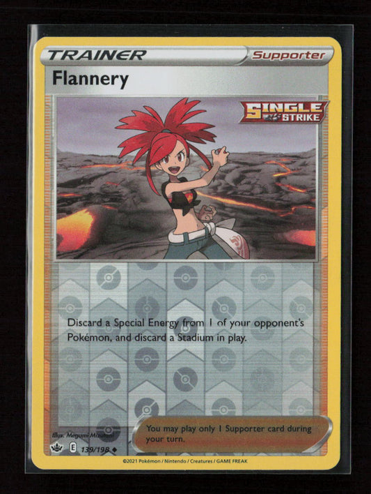 Flannery Uncommon SWSH06: Chilling Reign 139/198 NM
