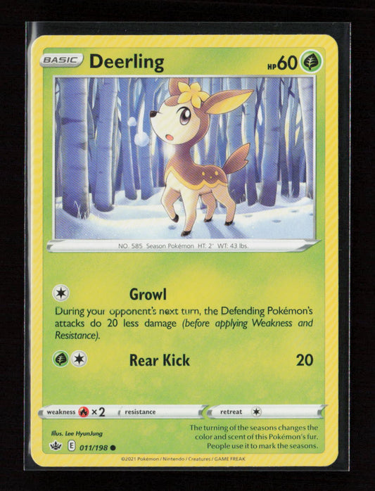 Deerling Common SWSH06: Chilling Reign 011/198 LP