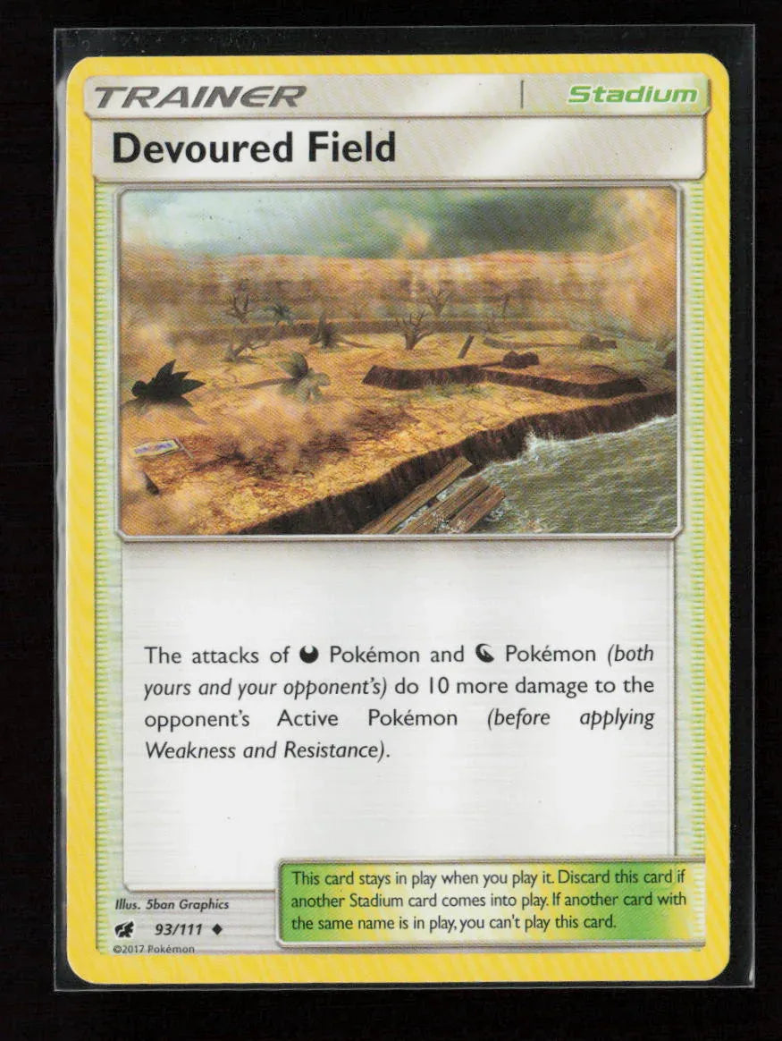 Devoured Field Uncommon SM - Crimson Invasion 93/111 LP - Kang's Collectibles