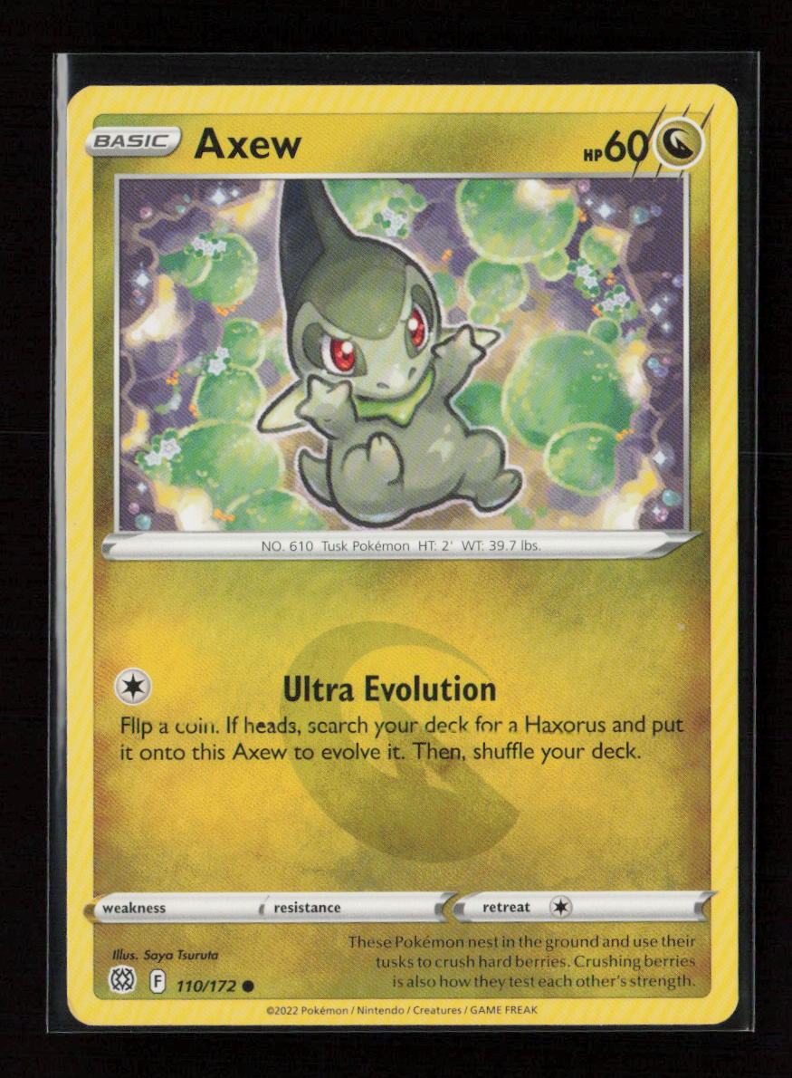 Axew Common SWSH09: Brilliant Stars 110/172 NM