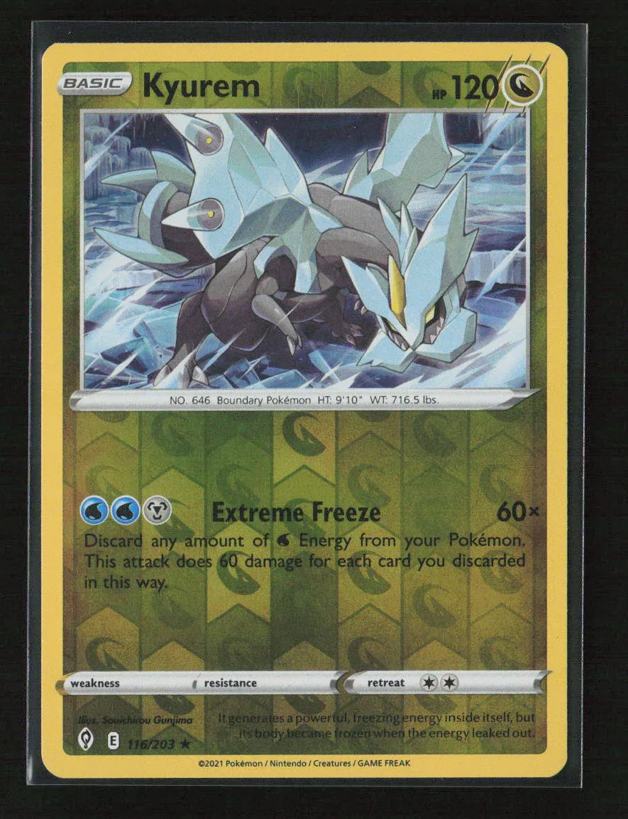 Kyurem Holo Rare SWSH07: Evolving Skies 116/203 NM - Kang's Collectibles