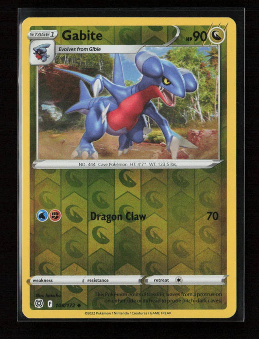 Gabite Uncommon SWSH09: Brilliant Stars 108/172 NM - Kang's Collectibles