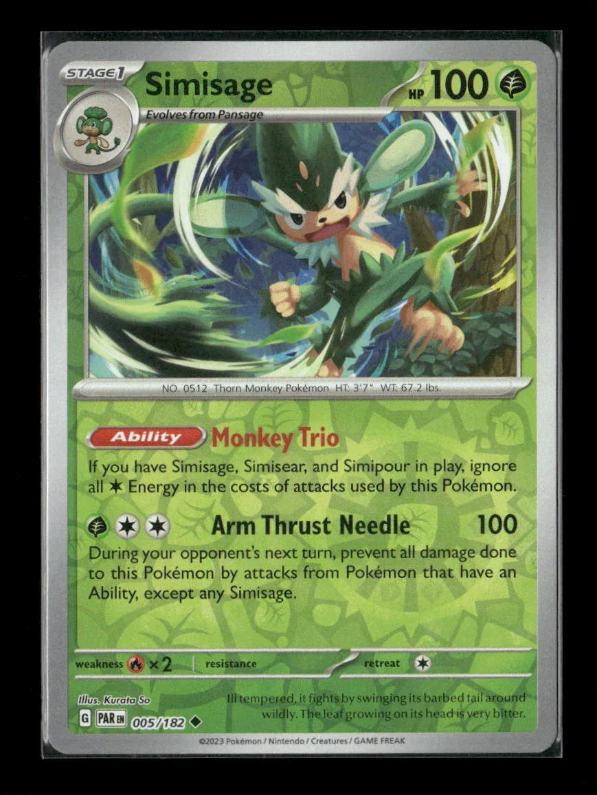 Simisage Uncommon SV04: Paradox Rift 005/182 LP - Kang's Collectibles