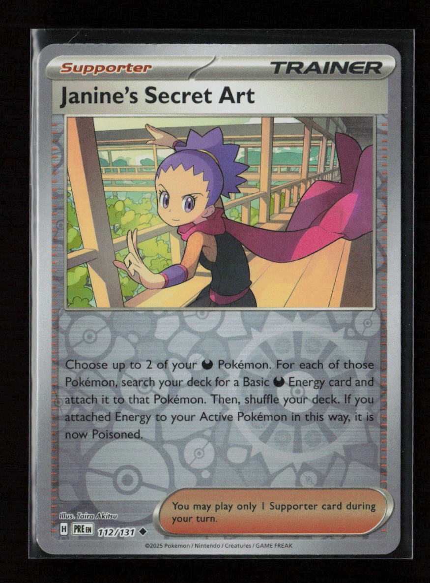 Janine's Secret Art - Uncommon SV: Prismatic Evolutions 112/131 NM