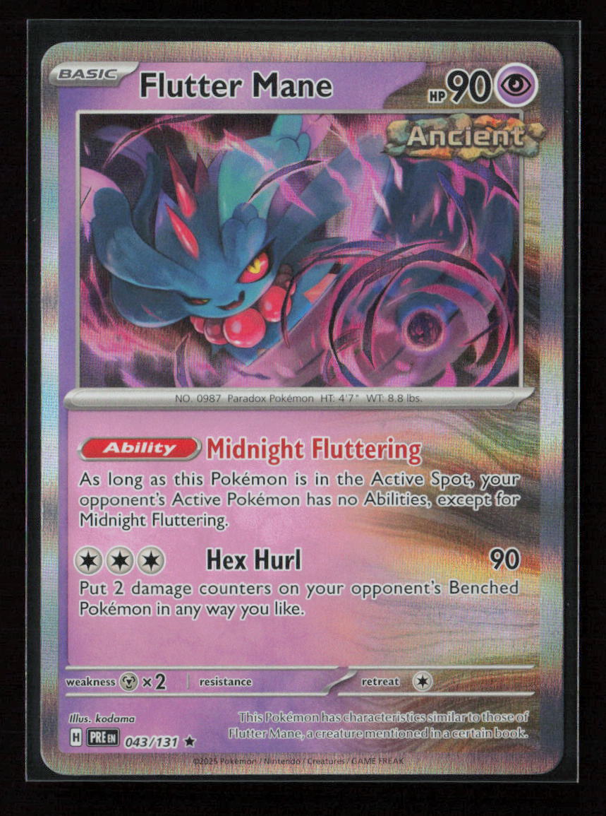 Flutter Mane Rare SV: Prismatic Evolutions 043/131 NM