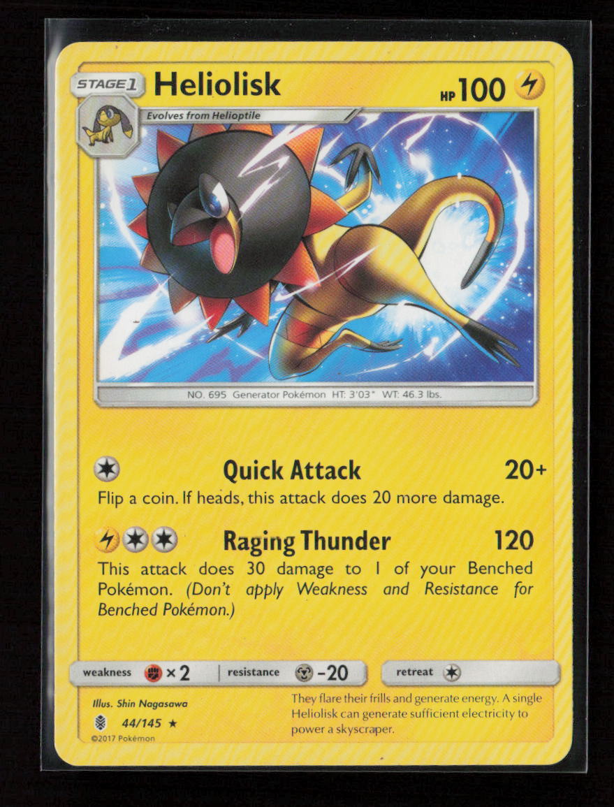 Heliolisk Rare SM - Guardians Rising 44/145 LP