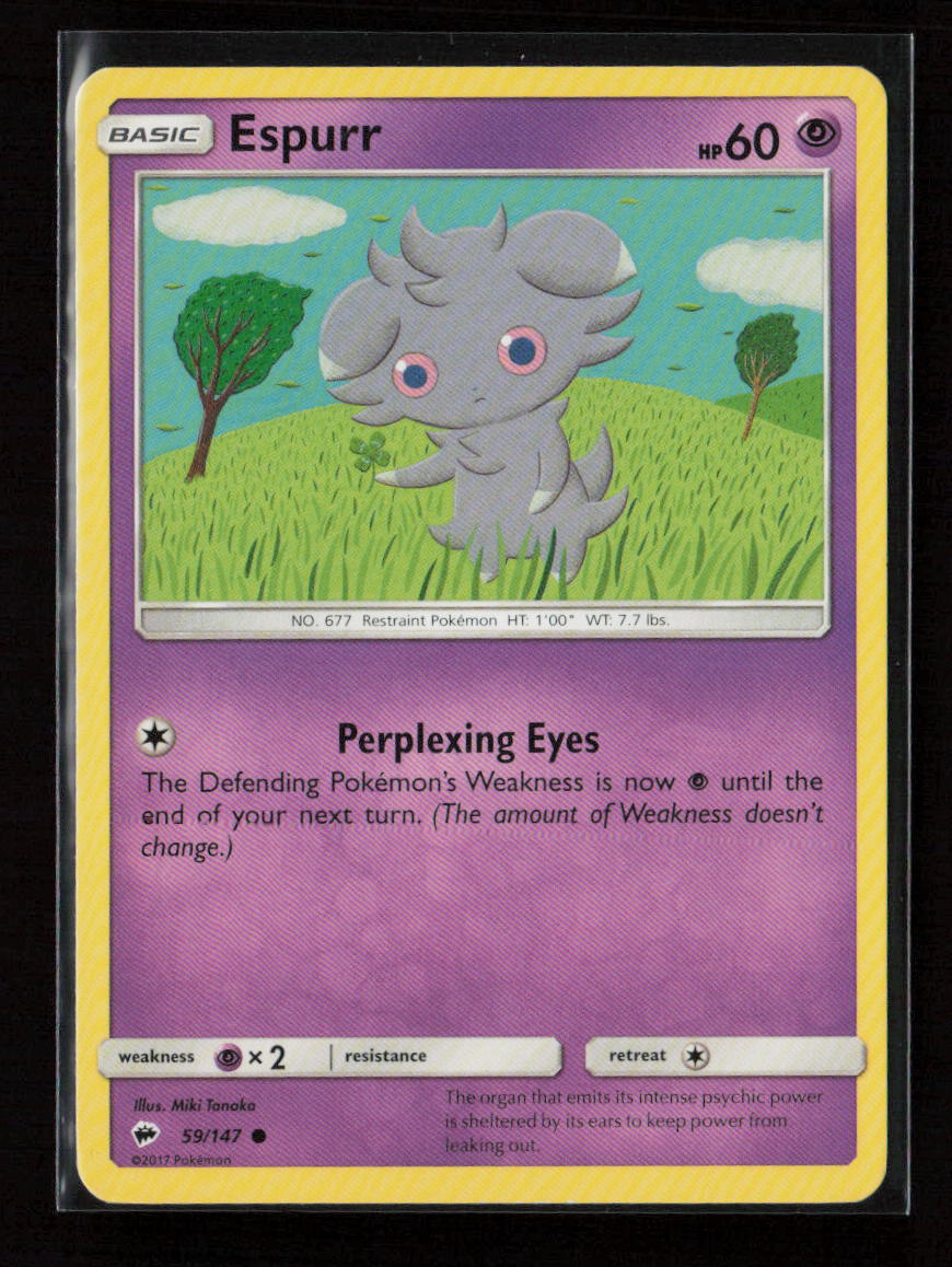 Espurr Common SM - Burning Shadows 59/147 LP