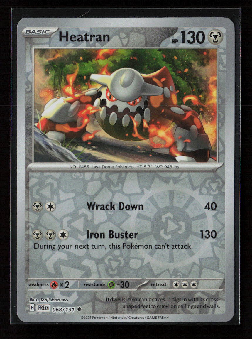 Heatran Uncommon SV: Prismatic Evolutions 068/131 NM