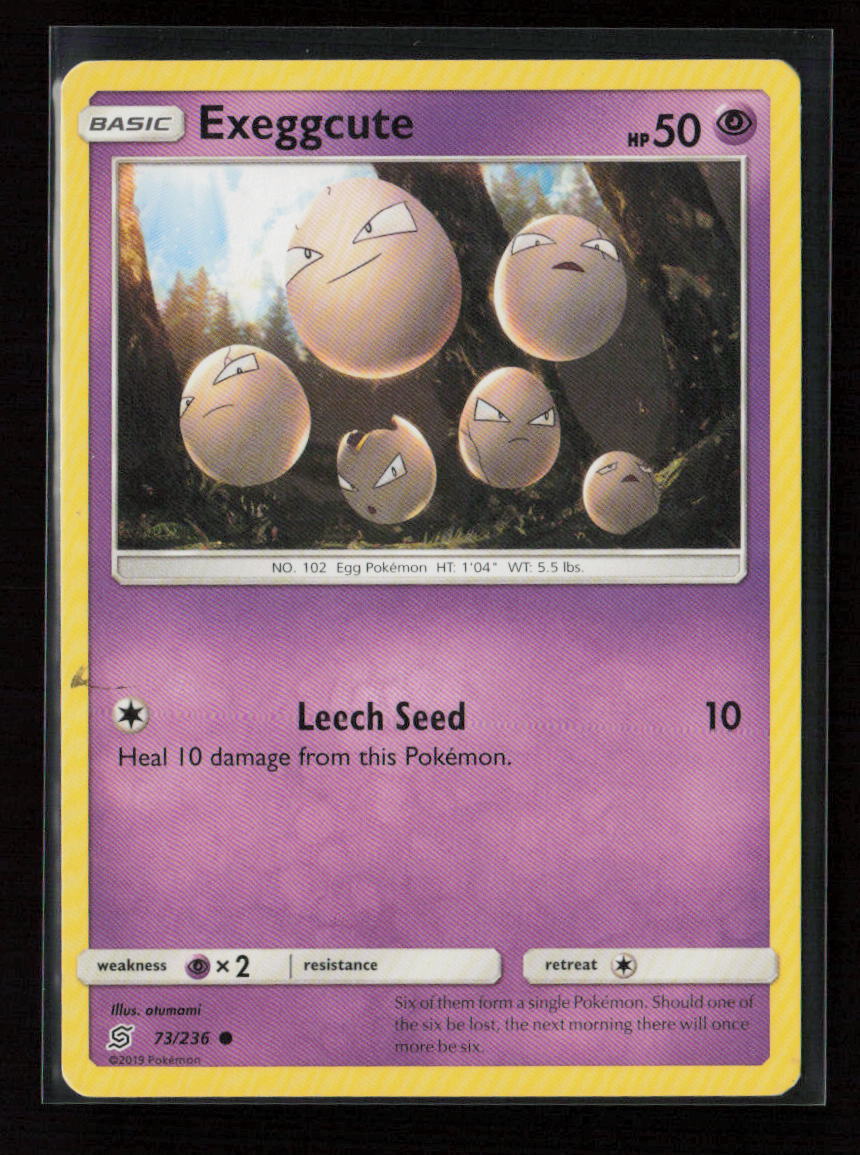 Exeggcute Common SM - Unified Minds 73/236 LP