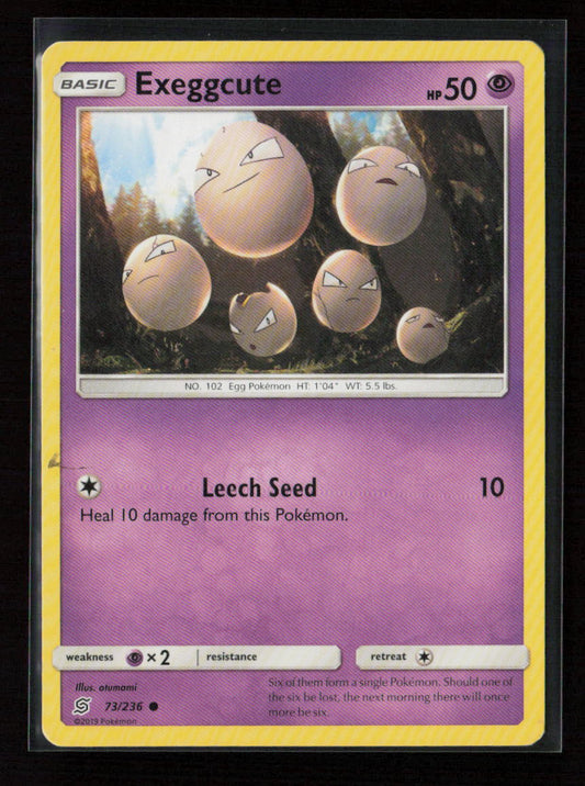 Exeggcute Common SM - Unified Minds 73/236 LP