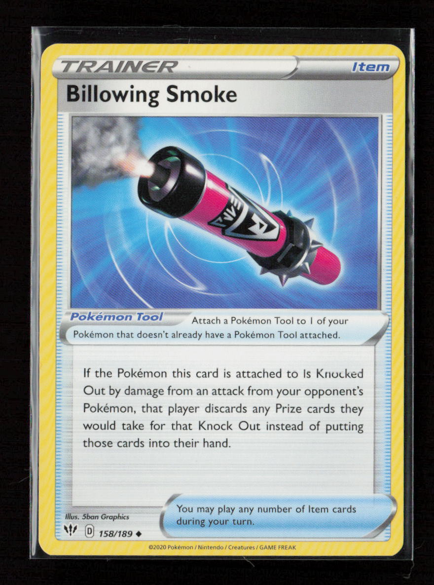 Billowing Smoke Uncommon SWSH03: Darkness Ablaze 158/189 LP